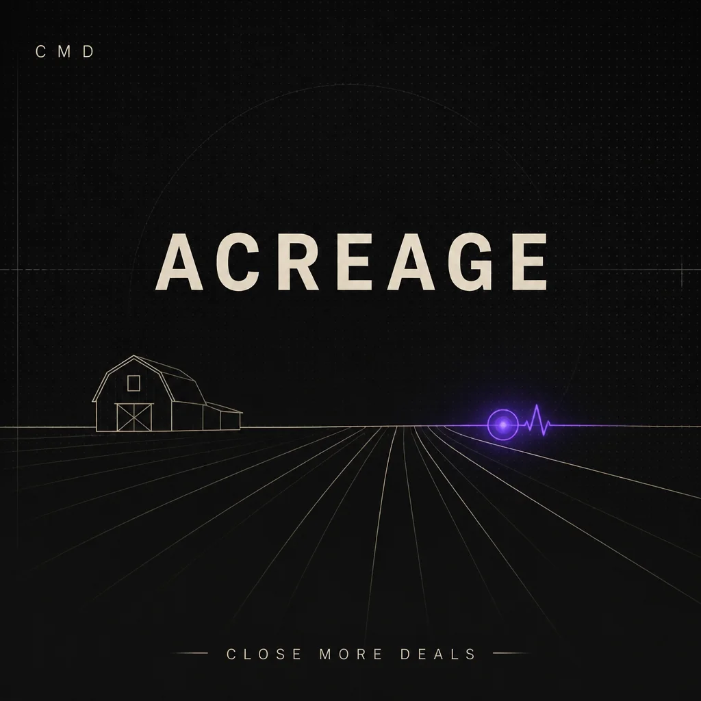 Illustrated cover artwork for "Agricultural & Acreage Mortgages: How to Finance Rural Properties Most Lenders Won't Touch" on Close More Deals for Realtors