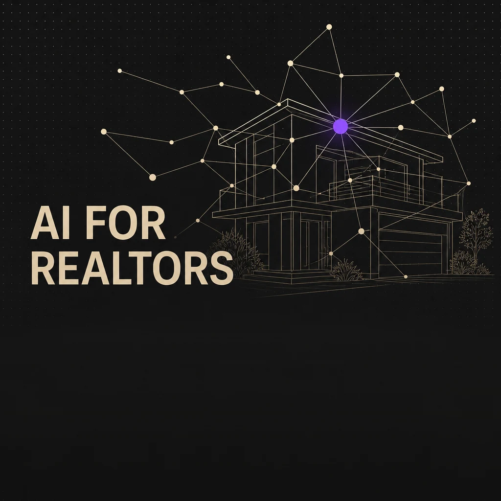 Illustrated cover artwork for "How REALTORS® Can Use AI to Automate Their Business and Close More Deals" on Close More Deals for Realtors
