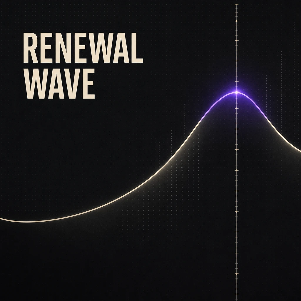 Illustrated cover artwork for "The Mortgage Renewal Wave: How to Turn 1.2 Million Renewals Into New Listings" on Close More Deals for Realtors